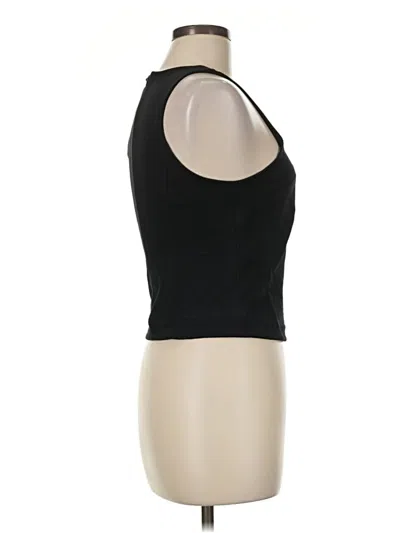 Pre-owned Sunday In Brooklyn Sleeveless Top Black Halter Neckline Tops