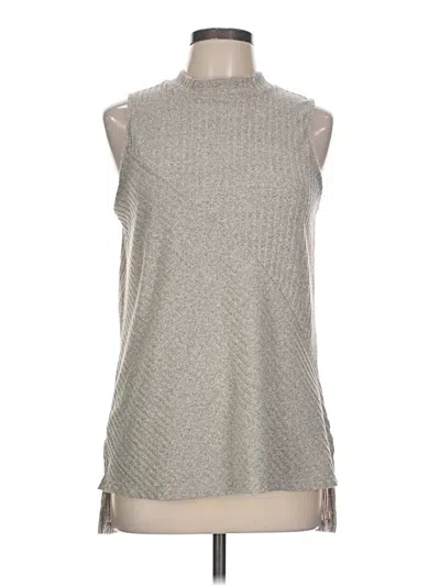 Pre-owned Sunday In Brooklyn Sleeveless Top Gray Turtleneck Tops