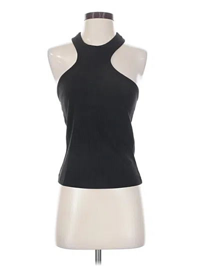Pre-owned Sunday In Brooklyn Tank Top Black Halter Neckline Tops