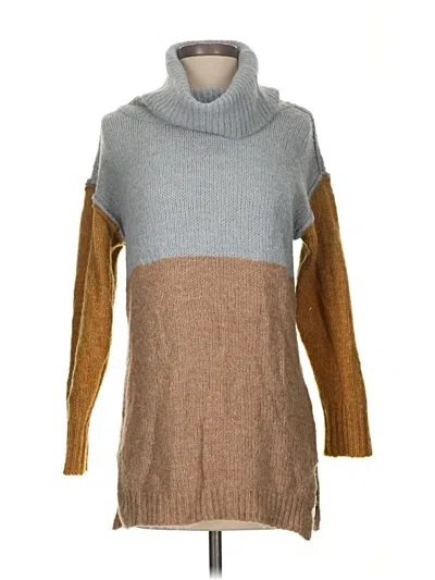 Pre-owned Sunday In Brooklyn Turtleneck Sweater In Tan