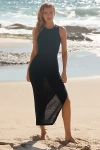 Sunday In Brooklyn Twist-front Maxi Dress In Black