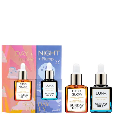 SUNDAY RILEY 2-PC. DAY, NIGHT BRIGHTEN AND PLUMP GIFT SET