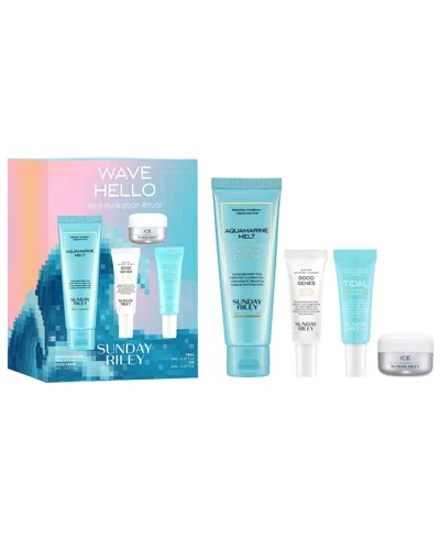 Sunday Riley 4-pc. Wave Hello Mini Hydration Ritual Gift Set In Transparent