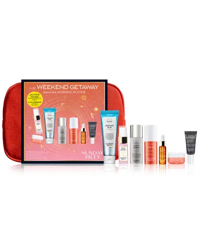 Sunday Riley 8-pc. Mini Wake Up With Me Skincare Set In No Color