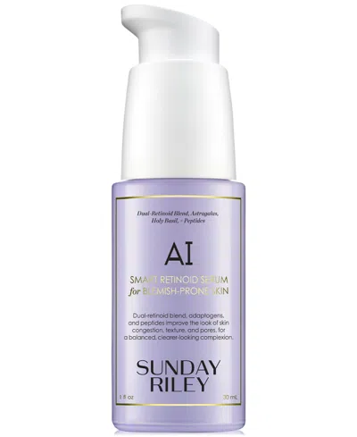 Sunday Riley Ai Smart Retinoid Serum For Blemish-prone Skin, 1 Oz. In Transparent