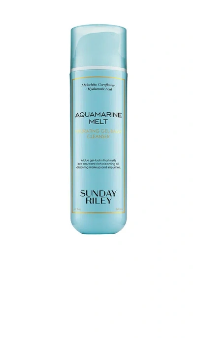 Sunday Riley Aquamarine Melt Cleansing Gel Balm In Transparent