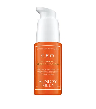Sunday Riley C. E.o. 15% Vitamin C Brightening Serum In White