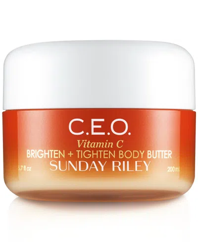 Sunday Riley C.e.o. Vitamin C Brighten + Tighten Body Butter, 6.7 Oz.