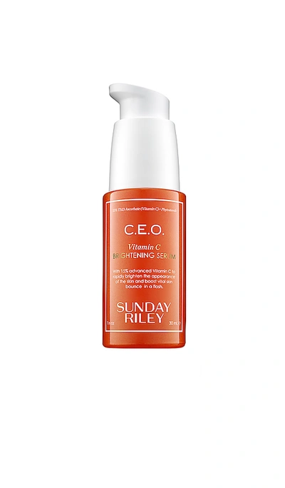 Sunday Riley C.e.o. 15% Vitamin C Brightening Serum 30ml In Clear