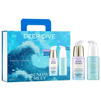 Sunday Riley Deep Dive Hydration + Plumping Set Featuring Limited Edition Good Genes + New Tidal Deep