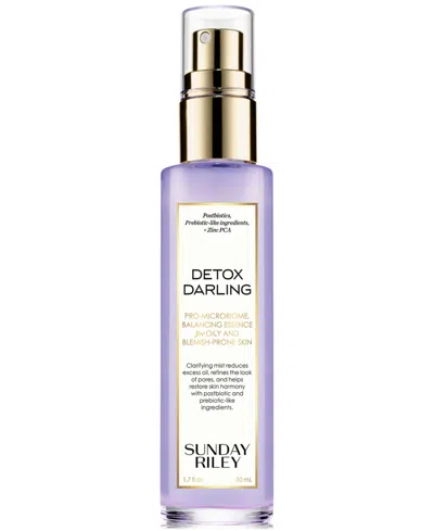Sunday Riley Detox Darling Pro-microbiome, Balancing Essence For Oily & Blemish-prone Skin, 1.7 Oz. In Transparent