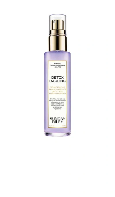 Sunday Riley Detox Darling Pro-microbiome, Balancing Essence For Oily And Blemish-prone Skin In Transparent