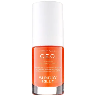 SUNDAY RILEY MINI C. E.O. 15% VITAMIN C BRIGHTENING SERUM 0.5 OZ / 15 ML
