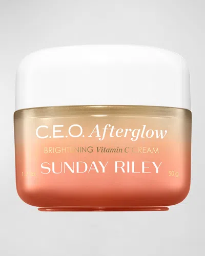 Sunday Riley Modern Skincare C. E.o. Afterglow Brightening Vitamin C Cream, 1.7 Oz. In White