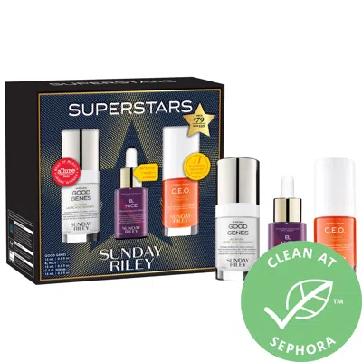 Sunday Riley Superstars Serum Set In White