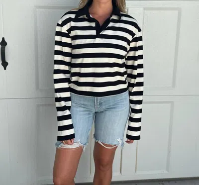 Sunday Ritual Felicia Top In Black / White