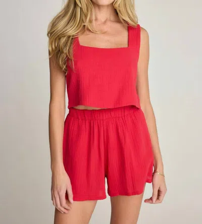 Sunday Ritual Lucia Shorts In Cherry In Pink