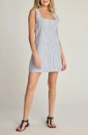 Sunday Ritual Square Neck Linen Blend Mini Sundress