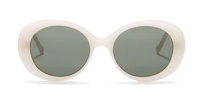 Sunday Somewhere Amelia C2 Occhiali Da Sole Bianchi Per Donna In White