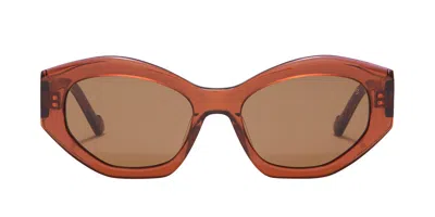Sunday Somewhere Elise C2 Occhiali Da Sole Marroni Per Donna In Brown
