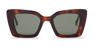 Sunday Somewhere Isla C1 Occhiali Da Sole Tartarugatishell Per Donna In Brown