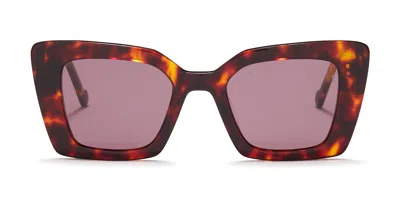 Sunday Somewhere Isla C4 Occhiali Da Sole Tartarugatishell Per Donna In Brown