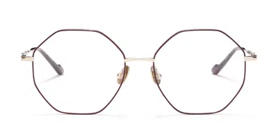 Sunday Somewhere Kyanite C2 Occhiali Da Vista Borgogna Per Donna (solo Montatura)