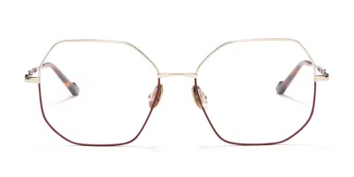 Sunday Somewhere Mellite C2 Occhiali Da Vista Oro Per Donna (solo Montatura)