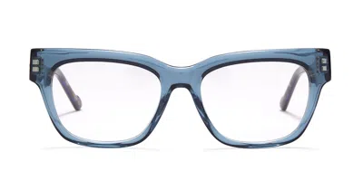 Sunday Somewhere Raven C4 Occhiali Da Vista Blu Per Donna (solo Montatura) In Blue