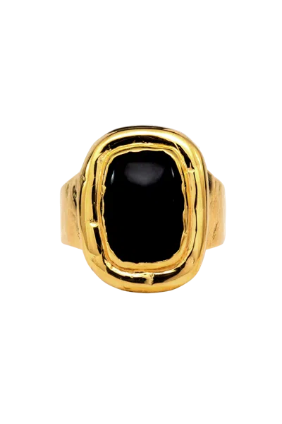 Sunday Stephens Black Diamond Ring Gold