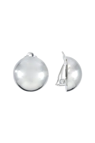 Sunday Stephens Globe Earrings Silver In Metallic