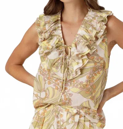 Sundays Abrielle Sleeveless Top In Vintage Botanic In Multi