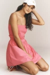 Sundays Adella Strapless Mini Dress In Pink