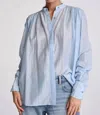 Sundays Alfie Button-up Shirt In Sky Blue