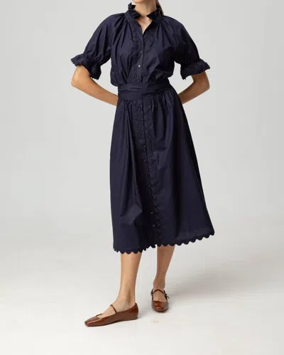Sundays Aliza Dress In Navy In Blue