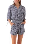 Sundays Altis Romper In Indigo Splash In Grey