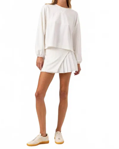 Sundays Marris Classic Pullover Sweater In Coconut Milk In Multi