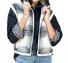 Sundays Amani Vest In Canyon Plaid In Multi