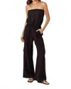 Sundays Amia Jumpsuit In Black In Animal Print