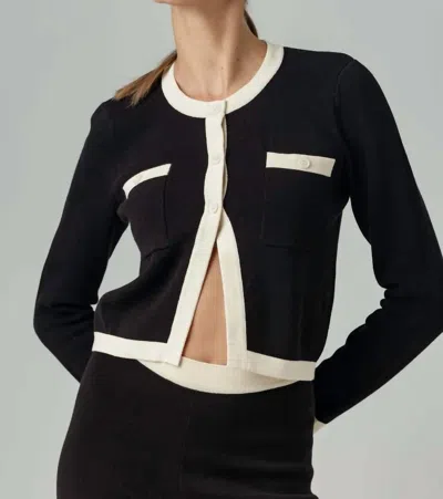 Sundays Amora Buttons Down Cardigan In Black