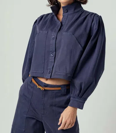 Sundays Ana Jacket In Steel In Blue
