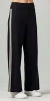 Sundays Analyse Straight Leg Loose Fit Pant In Black In Black