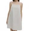 Sundays Andy Linen Mini Dress In White In Gray