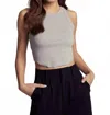 Sundays Annika Tank Top In Heather Grey In Gray