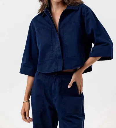Sundays Annora Boxy-style Jacket In Navy In Blue
