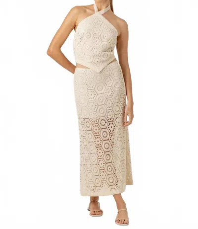 Sundays Patrice Maxi Skirt In Natural White In Neutral