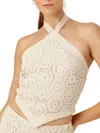 Sundays Avice Halter Top In Natural White In White