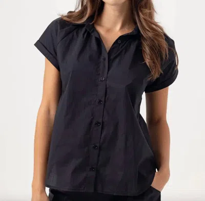 Sundays Bella Button-down Shirt In Black