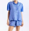 Sundays Billie Short In Hydrangea In Blue