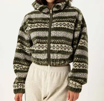 Sundays Bodie Hooded Jacket In Forest Green